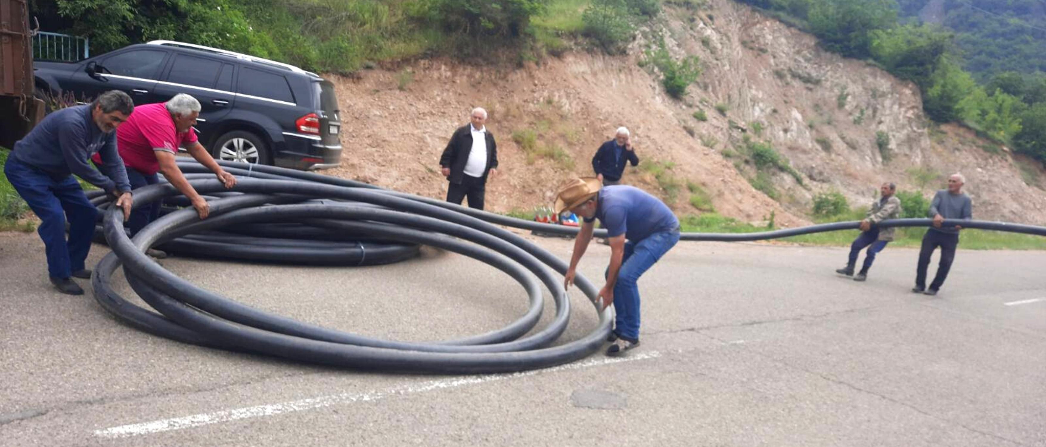 Irrigation in Aygedzor