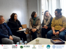 Swiss Development Cooperation Delegation Visits Agroforestry Pilot Sites in Bazum and Lernavan 